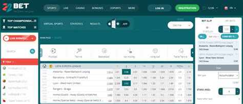 22bet.ng login